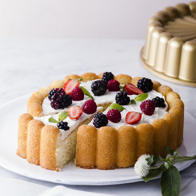 Gold Non-Stick Aluminum Charlotte Cake Pan