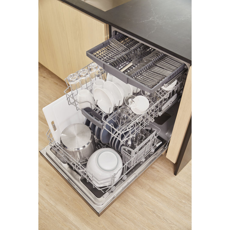 24" Stainless Steel Built-In Dishwasher with Top Control