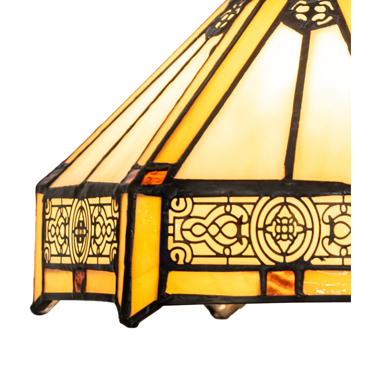Mahogany Bronze Amber Glass Mini Pendant Light