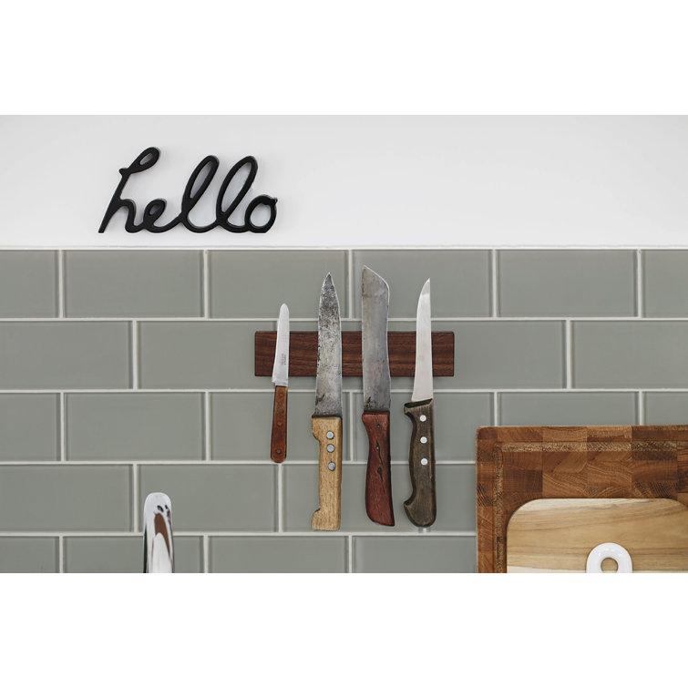 Soft Gray 3'' x 6'' Glass Peel and Stick Subway Tile