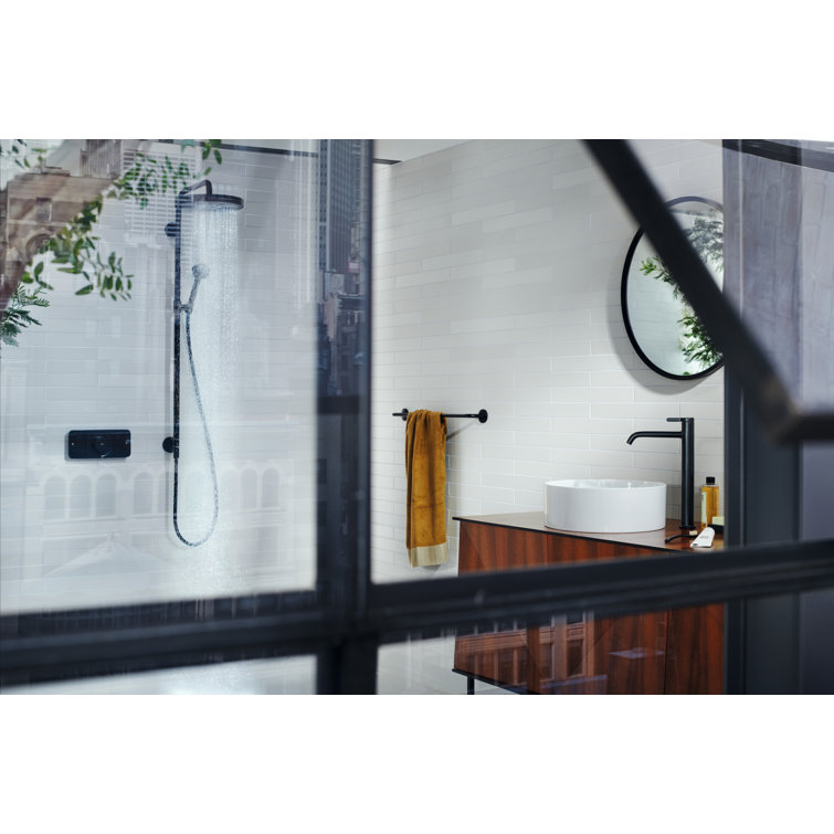 Chrome Round Metal Framed Bathroom Mirror
