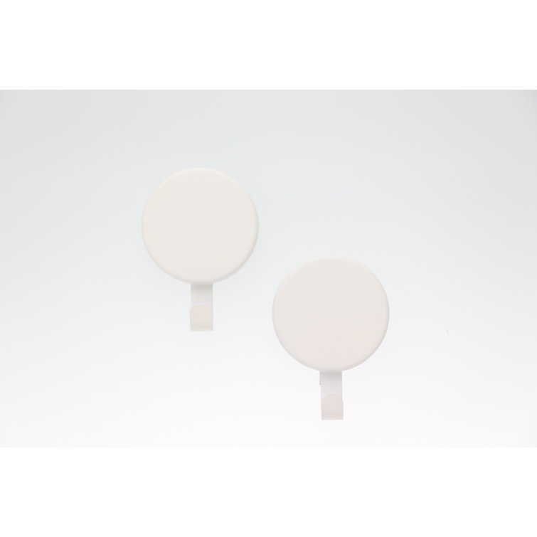 White Metal Magnetic Wreath Hanger Set of 2