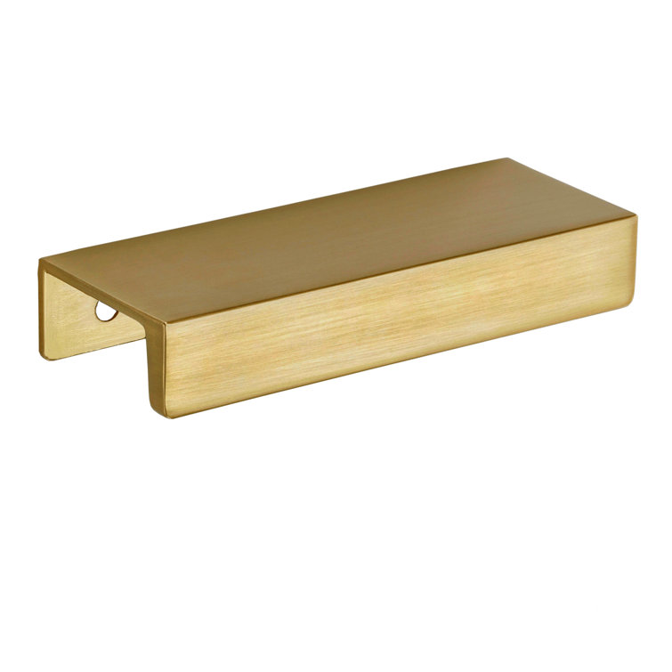 Martin 3" Satin Brass Finger Pull with Mounting Hardware