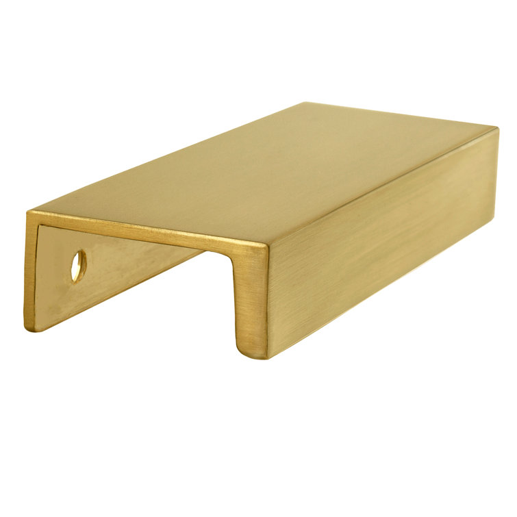 Martin 3" Satin Brass Finger Pull with Mounting Hardware