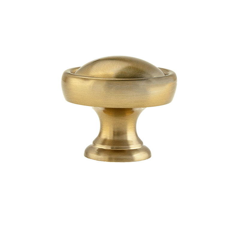 Grayson 1-1/8" Round Satin Brass Knob Multipack