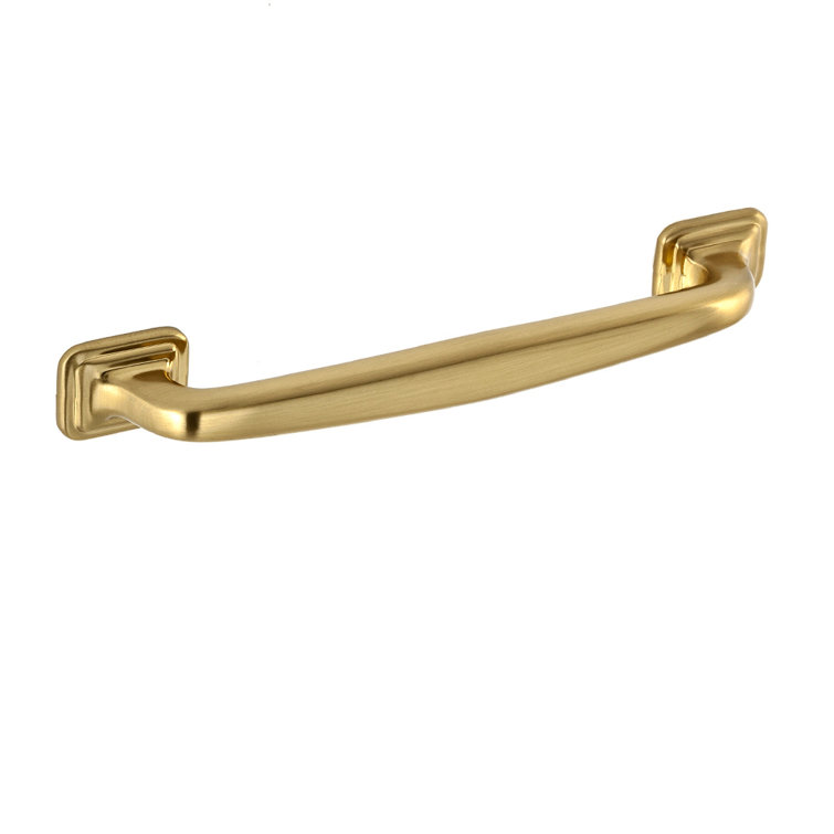 Grayson 5" Satin Brass Arch Pull with Mounting Hardware