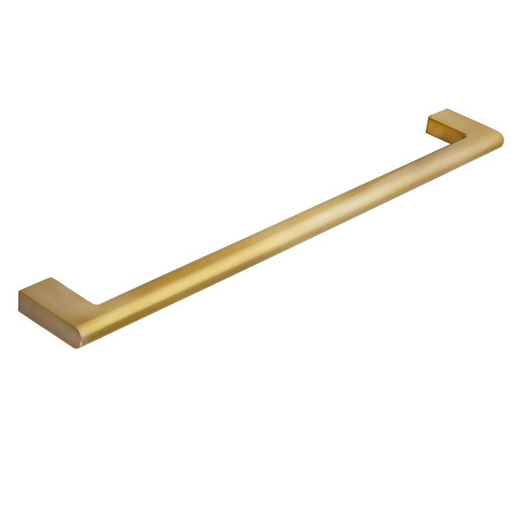 Vail 6-Inch Satin Brass Cylindrical Bar Pull