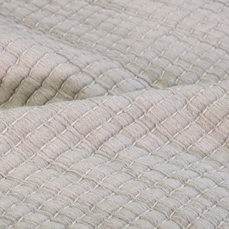 Gray Stonewashed Cotton Gauze Standard Sham