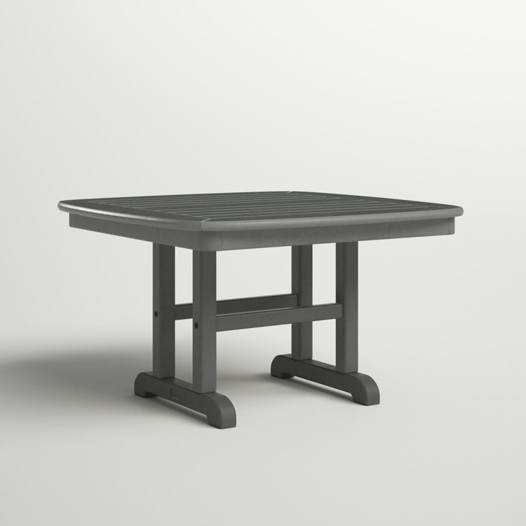 Slate Grey 31" POLYWOOD Nautical Outdoor Conversation Table