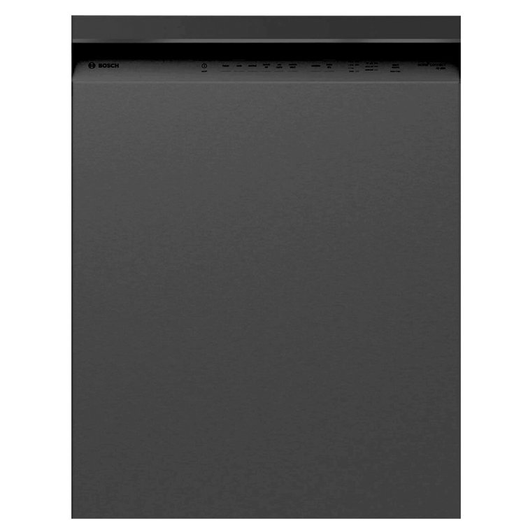 24" Black Stainless Steel Built-In Smart Dishwasher
