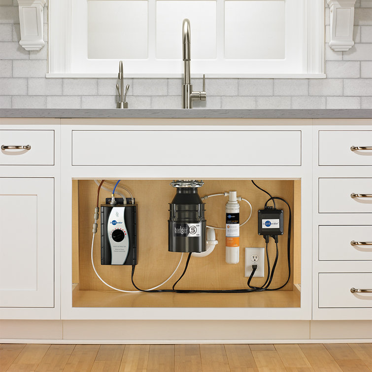 Satin Nickel Instant Hot Water Dispenser Faucet System