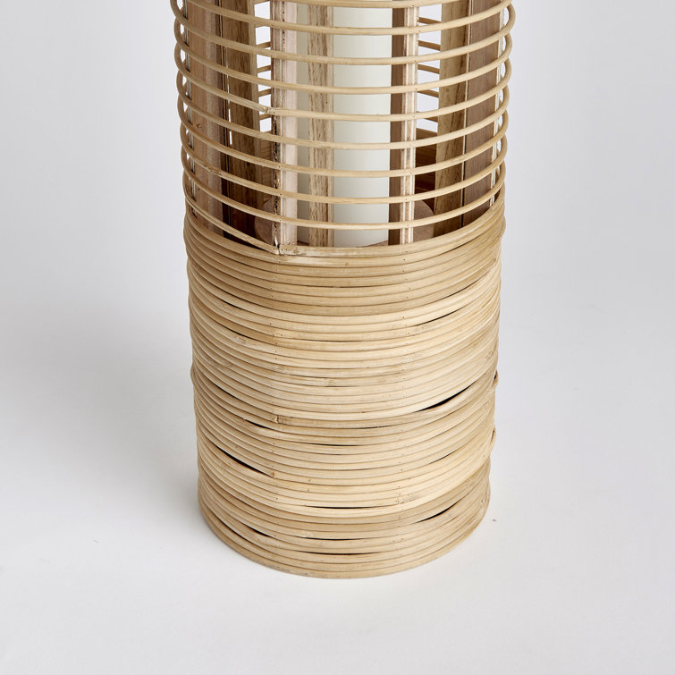 Large Natural Rattan Coastal Lantern