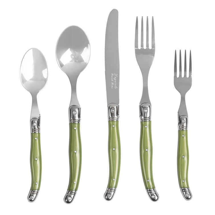 French Home French Home Laguiole 20 Piece Stainless Steel Flatware Set, Service for 4