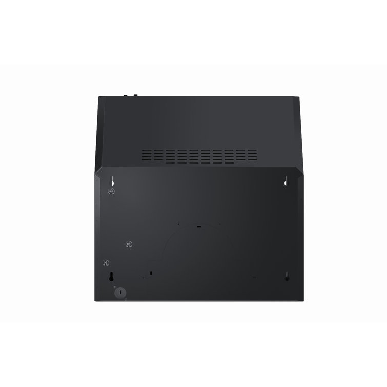 Summit 20" Black Stainless Steel Convertible Under Cabinet Range Hood