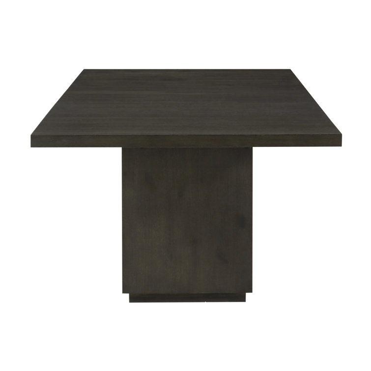 Oxford Modern Extendable Dining Table in Distressed Basalt Gray