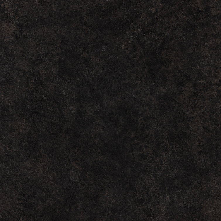 Lagos 36" Raw Black Metal Round Coffee Table