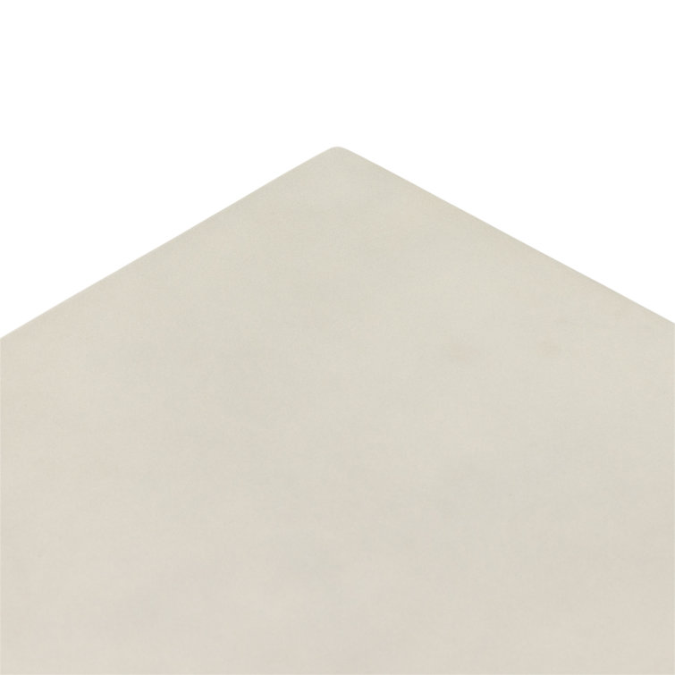 Parish White Concrete Parsons Style Outdoor Side Table