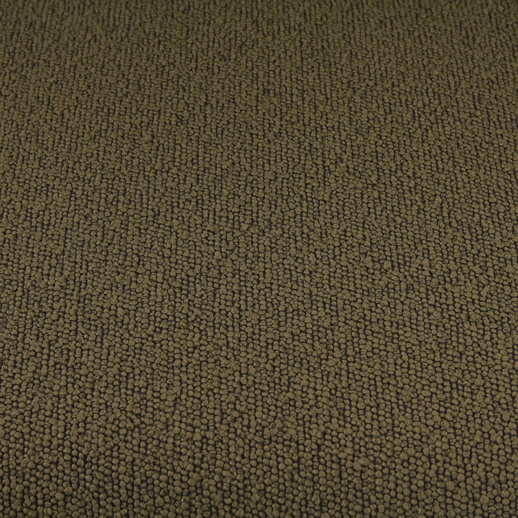 Astrud Sculpted Scallop-Back Bar Stool in Fiqa Boucle Olive