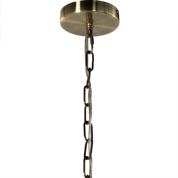 Sand and Brass 14" Dome Pendant Light