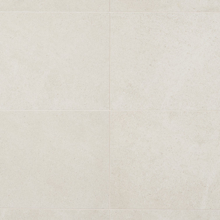 Lincoln 12" x 24" Beige Matte Porcelain Floor and Wall Tile