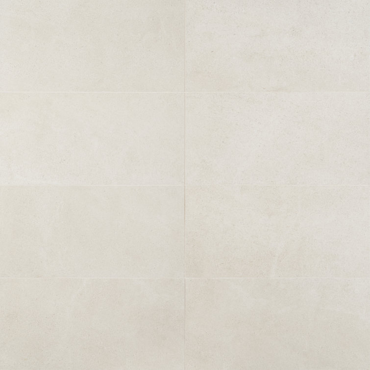Lincoln 12" x 24" Beige Matte Porcelain Floor and Wall Tile