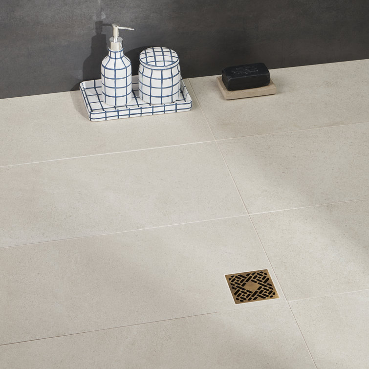 Lincoln 12" x 24" Beige Matte Porcelain Floor and Wall Tile