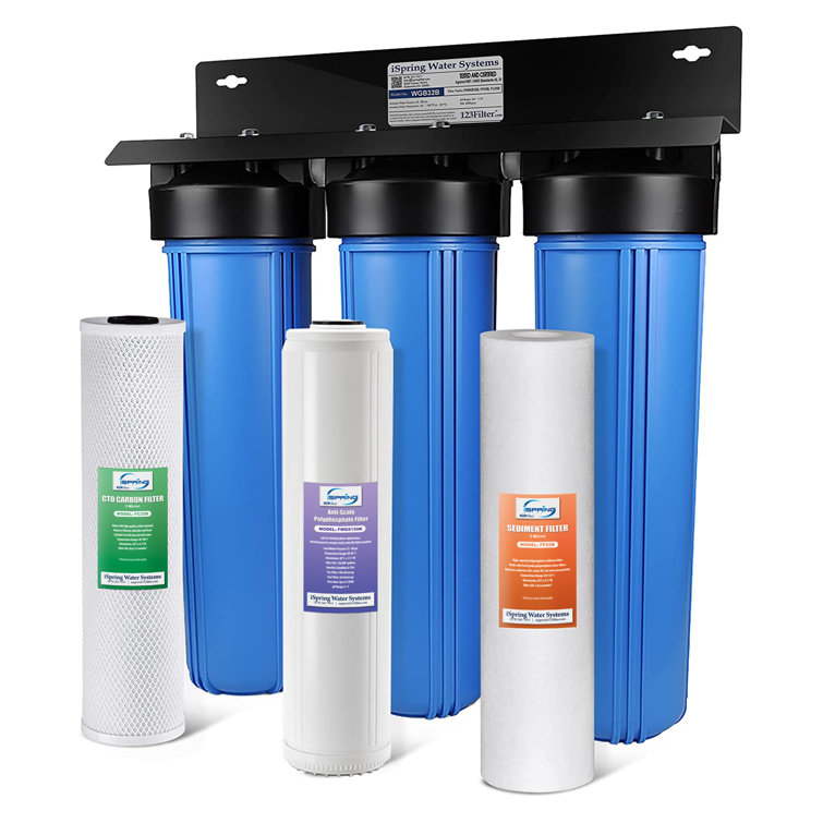 iSpring Blue Whole House 3-Stage Water Filter System