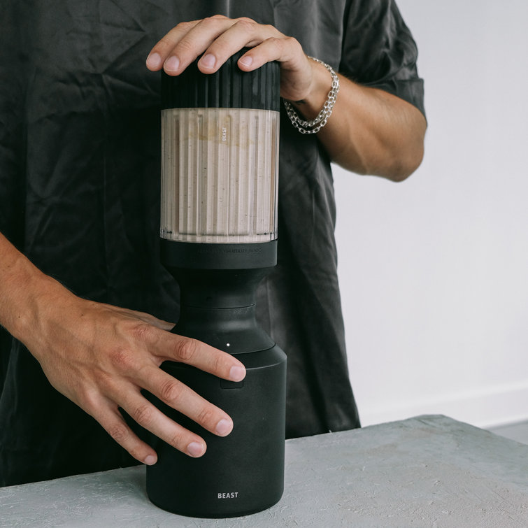 Carbon Black Aluminum Variable Speed Blender with Tritan Container