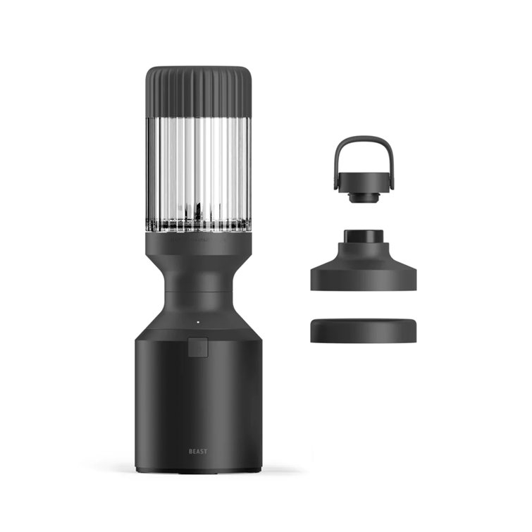 Carbon Black Aluminum Variable Speed Blender with Tritan Container