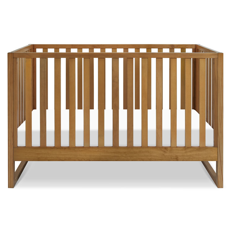 Hunter Chestnut 3-in-1 Convertible Crib with Adjustable Mattress Heights