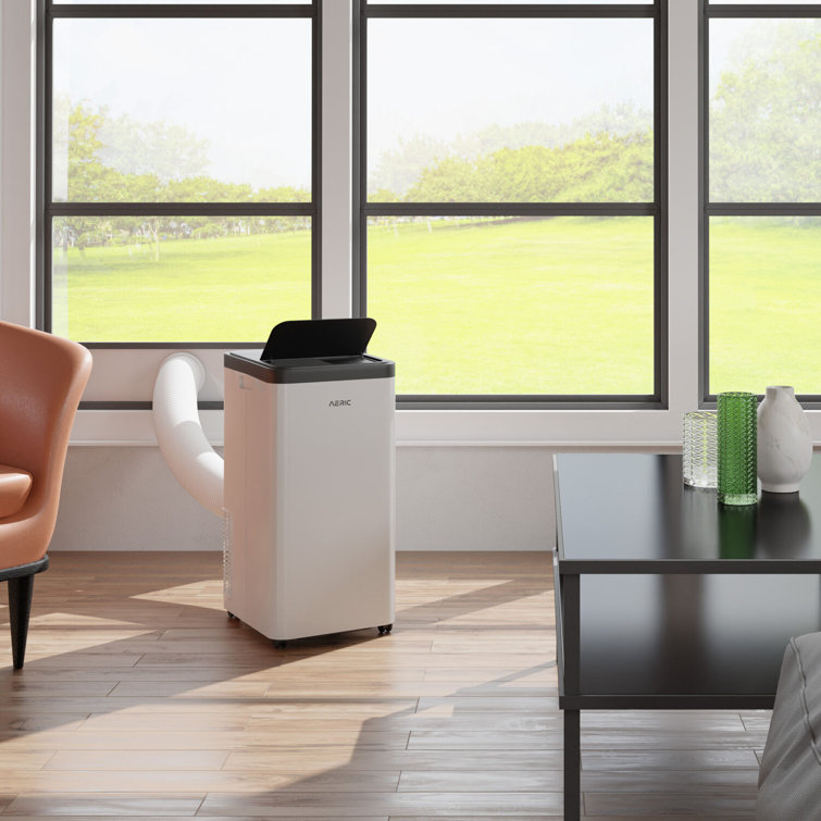 Aeric 8,000 BTU White Portable Air Conditioner with Remote
