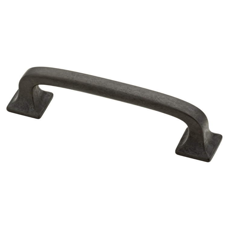 Soft Iron 4" Bar Pull Handles with Mounting Hardware