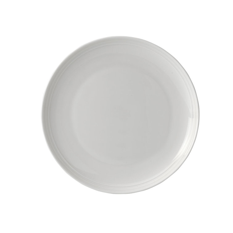 Kyler White Porcelain 12-Piece Dinnerware Set, Service for 4