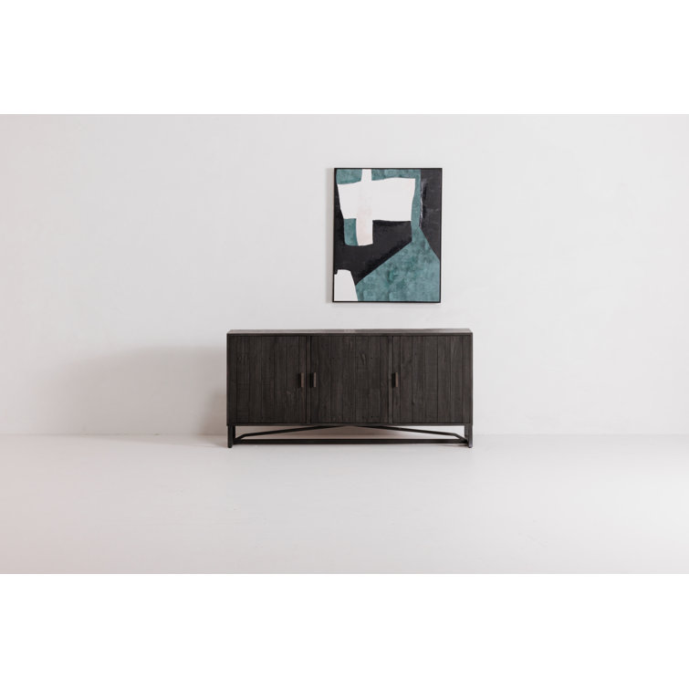 Rothwell 68" Reclaimed Pine Wood Transitional Sideboard
