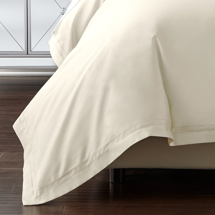 Ivory Queen Egyptian Cotton 3-Piece Duvet Cover Set