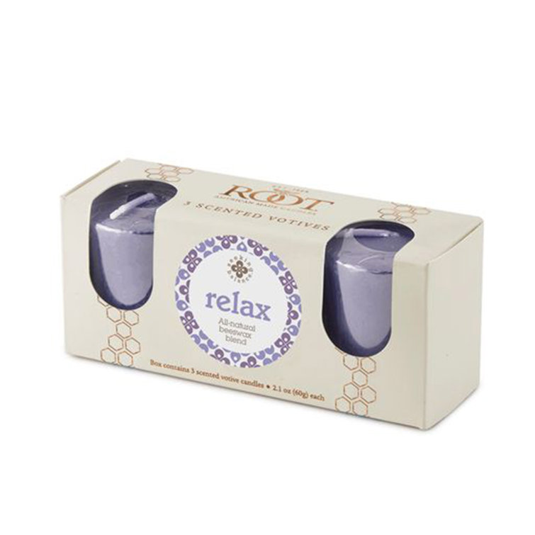 Lavender Scented Beeswax Votive Candle Set