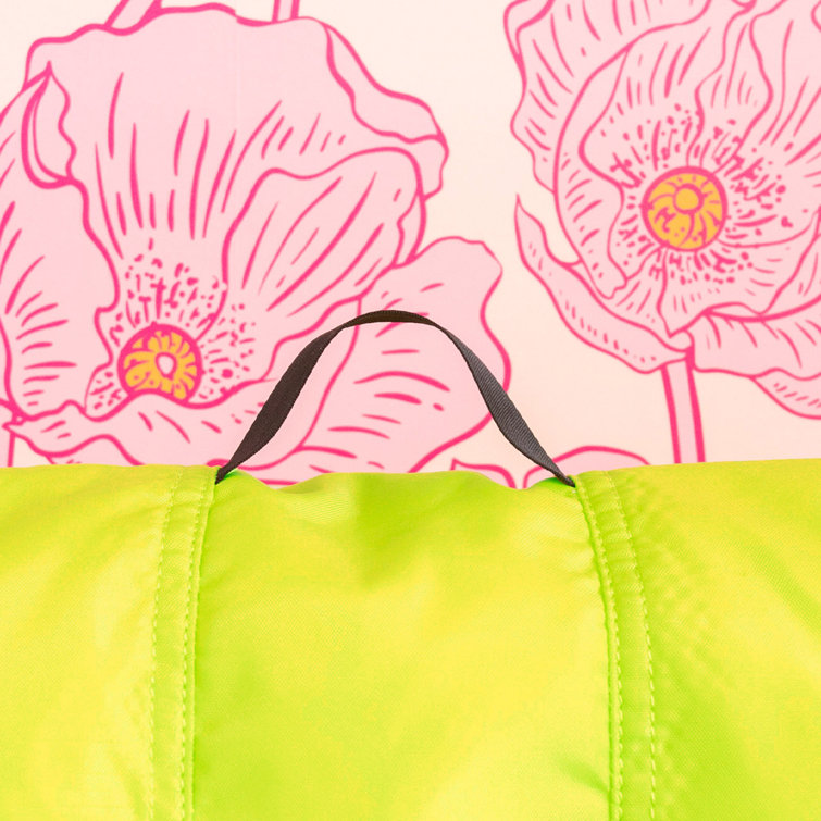 Lime Punch Polyester Video Lounger Bean Bag Chair