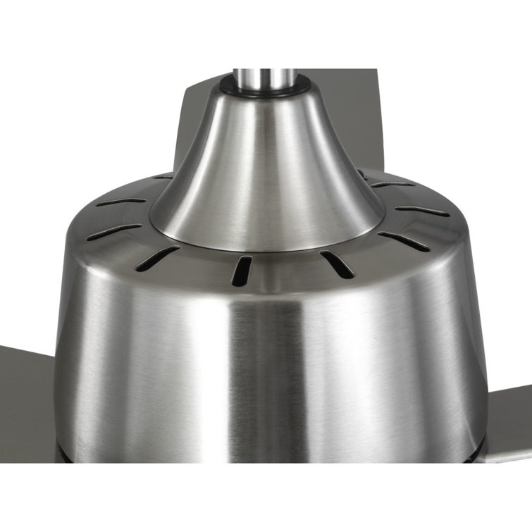 Tarsus 52-Inch Brushed Nickel Ceiling Fan with LED Light