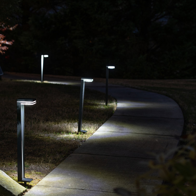 Sentry Black Solar LED Pathway Light with Dusk to Dawn, 2 Pack