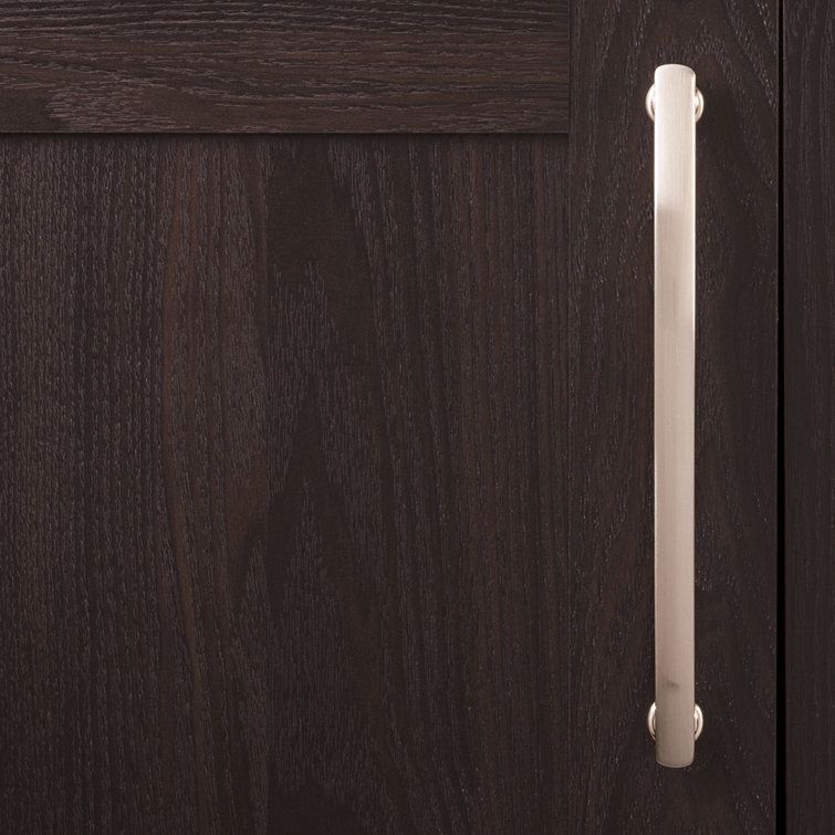 American Diner Satin Nickel Arch Cabinet Pulls with Mounting Hardware