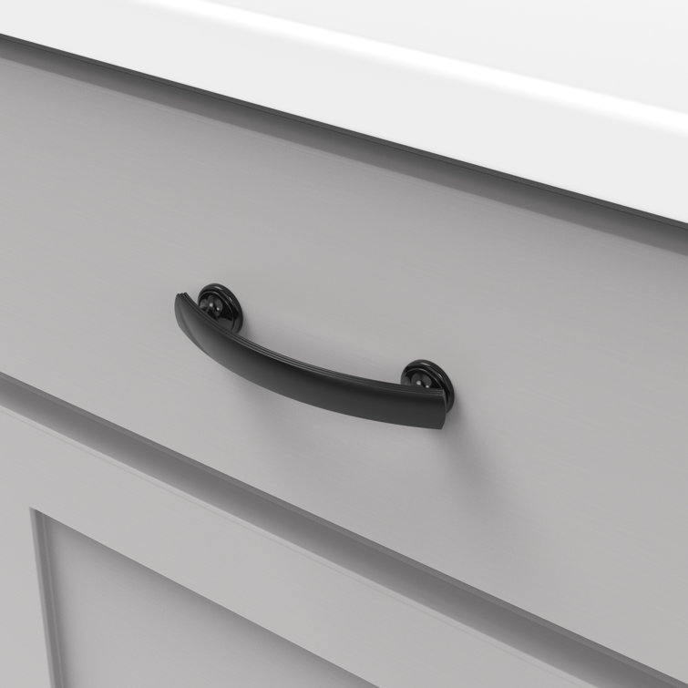 Black Nickel Modern Kitchen Cabinet Handles, 10-Pack