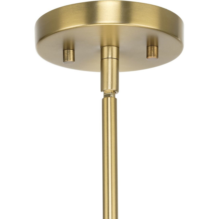 Arya Brushed Gold 12-Light Modern Linear Chandelier