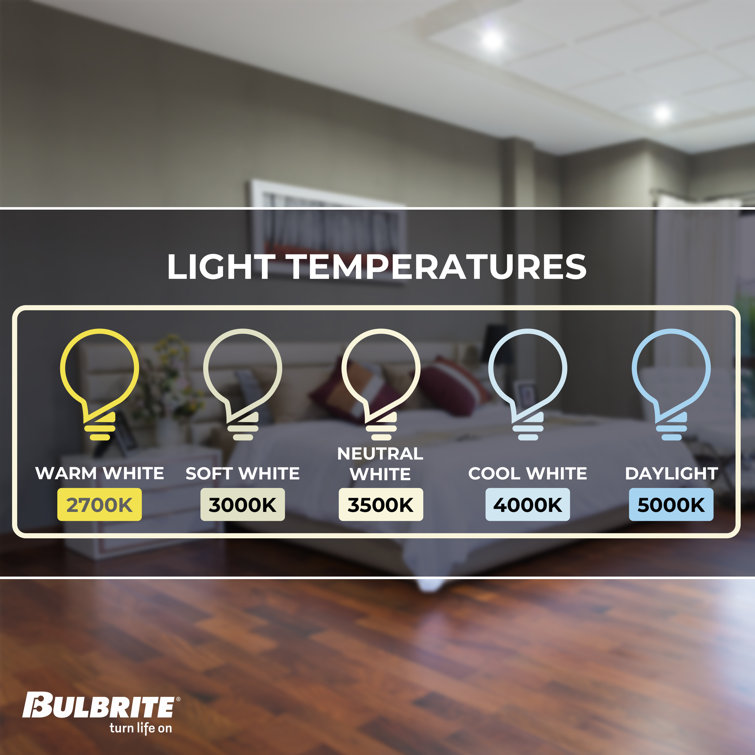 6-Inch White Aluminum Dimmable LED Recessed Lighting Kit