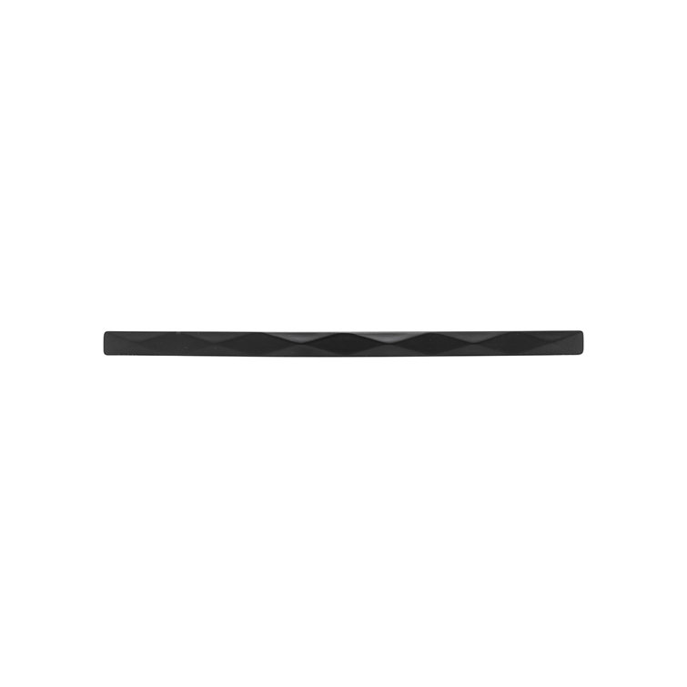Matte Black Geometric Kitchen Cabinet Pulls, 6-5/16 Inch, Set of 10