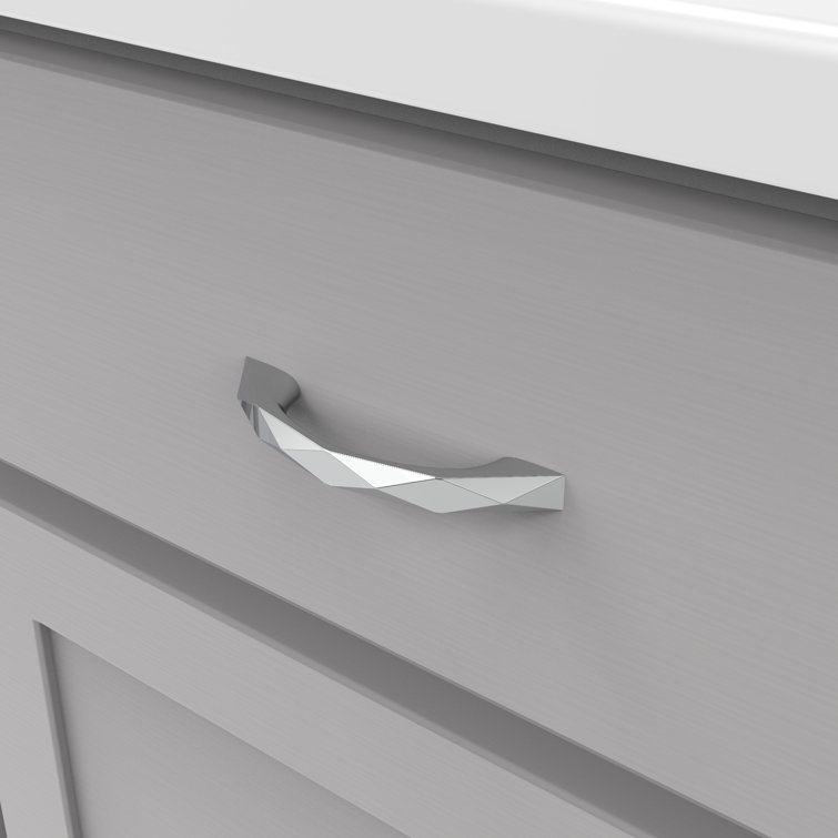 Karat Chrome 3" Modern Industrial Cabinet Pulls