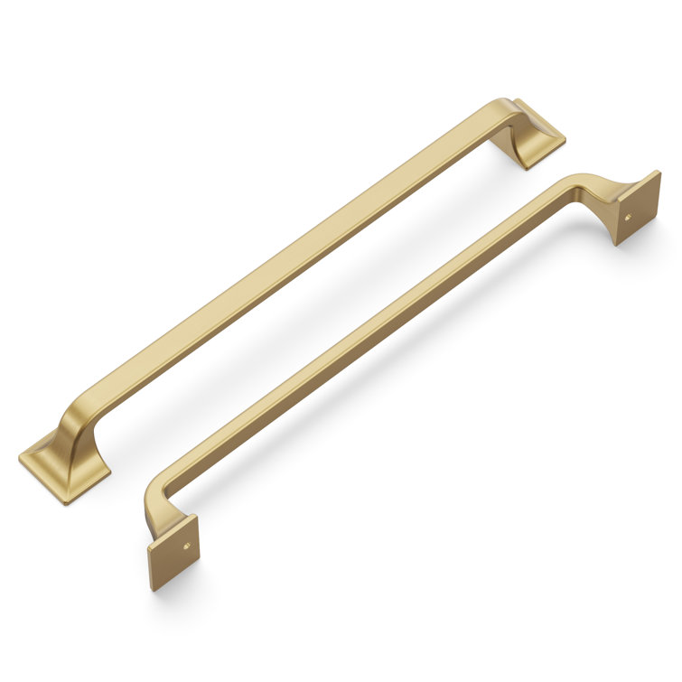 Champagne Bronze Solid Metal Kitchen Cabinet Handles, 8-13/16 Inch