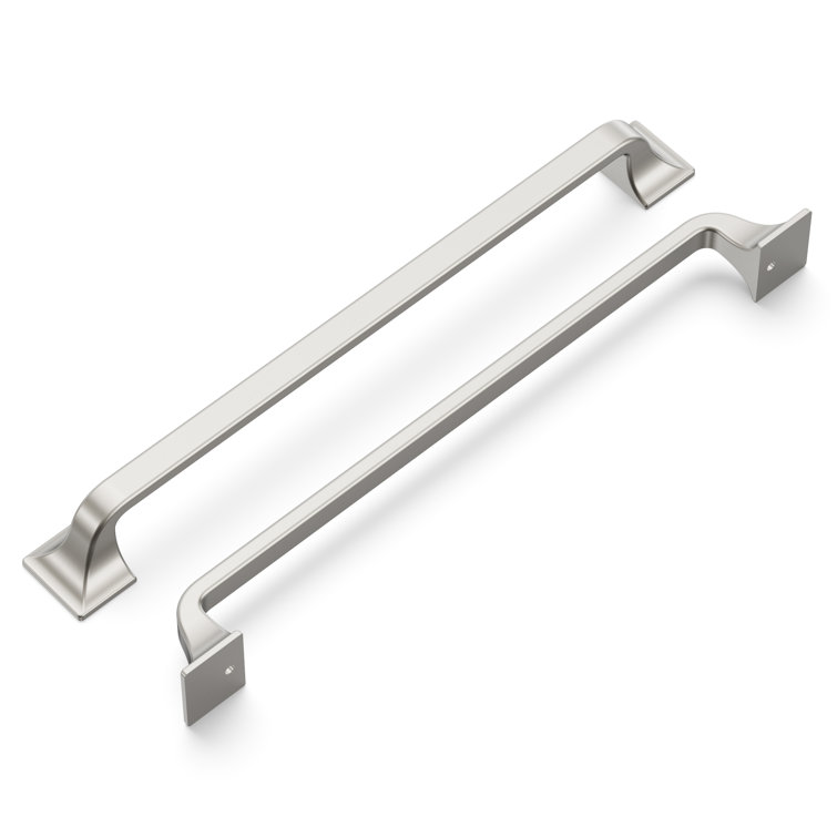Satin Nickel 10-Inch Modern Farmhouse Cabinet Handles