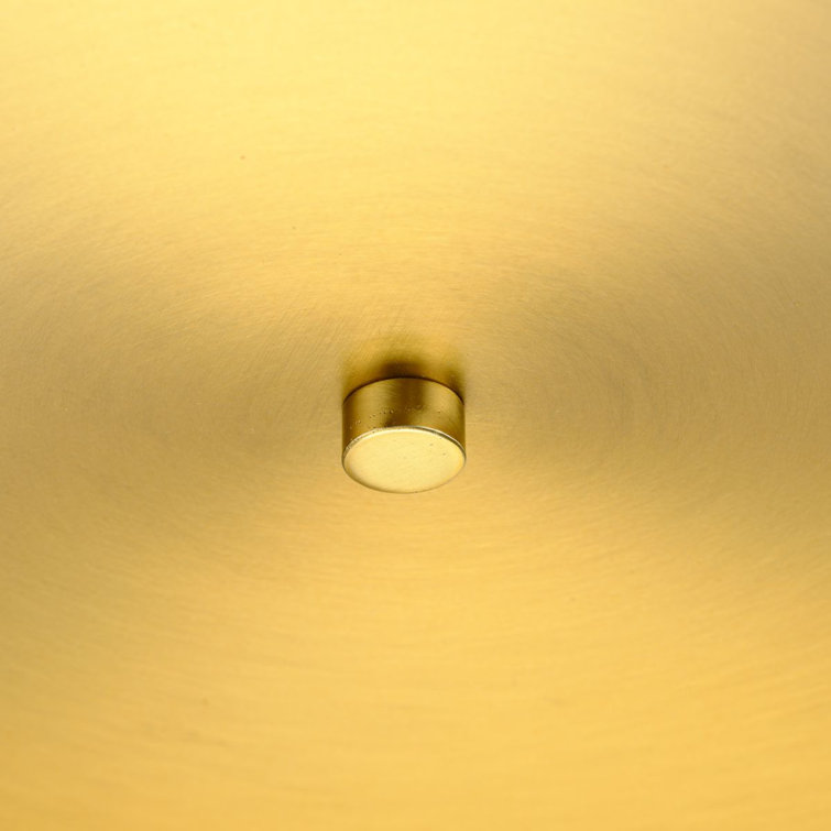 Brushed Bronze Round Pendant Canopy Kit for 3 Pendants