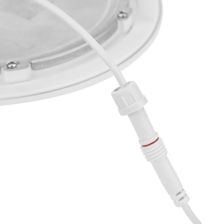 Everlume 6-Inch Satin White Aluminum LED Recessed Downlight