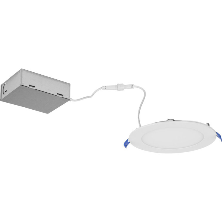 Everlume 6-Inch Satin White Aluminum LED Recessed Downlight